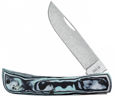 Crossroads Seafoam Green Burl G-10 XR Sod Buster Jr.