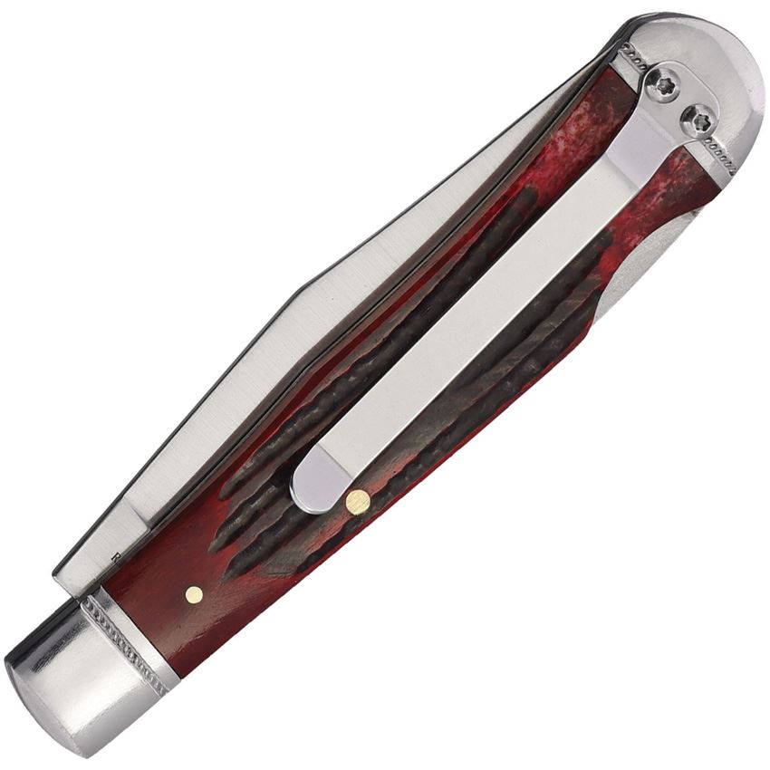 Roper Lockback Trapper Red Bone