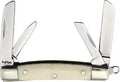 Smooth White Bone Mini 4-Blade Whittler